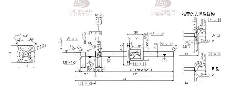 KURODA GP1002DS-EAFR-0210B-C3F 日本黑田精工KURODA公司
